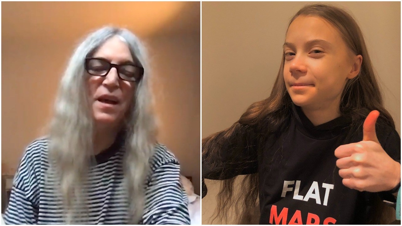 Patti Smith and Greta Thunberg