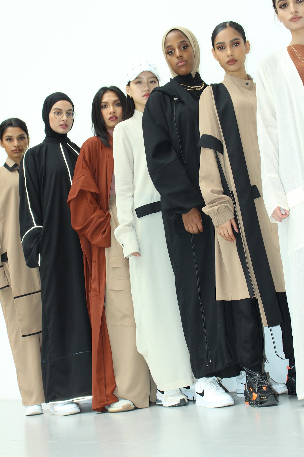 Saeedah Haque SS21 collection abayas VFILES
