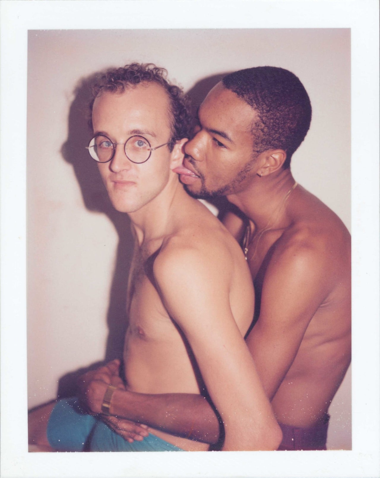 Andy Warhol, ‘Haring, Keith, and Juan Dubose’ (1983)