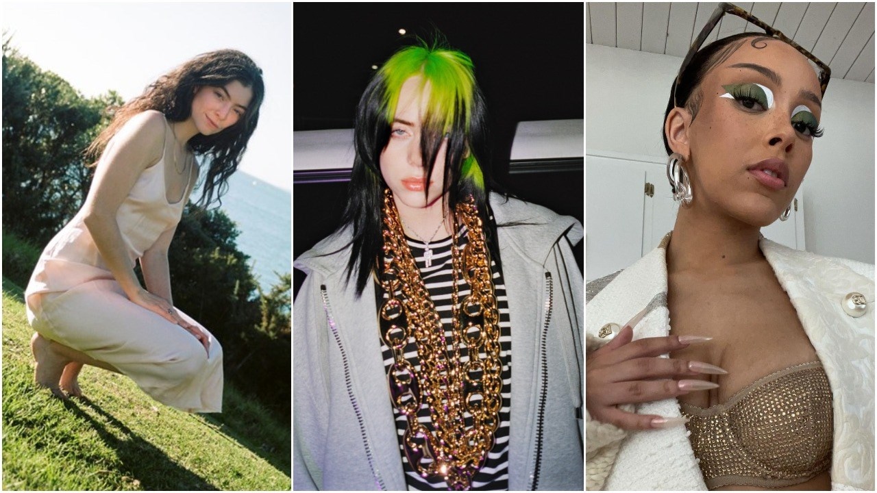 Lorde, Billie Eilish, Doja Cat