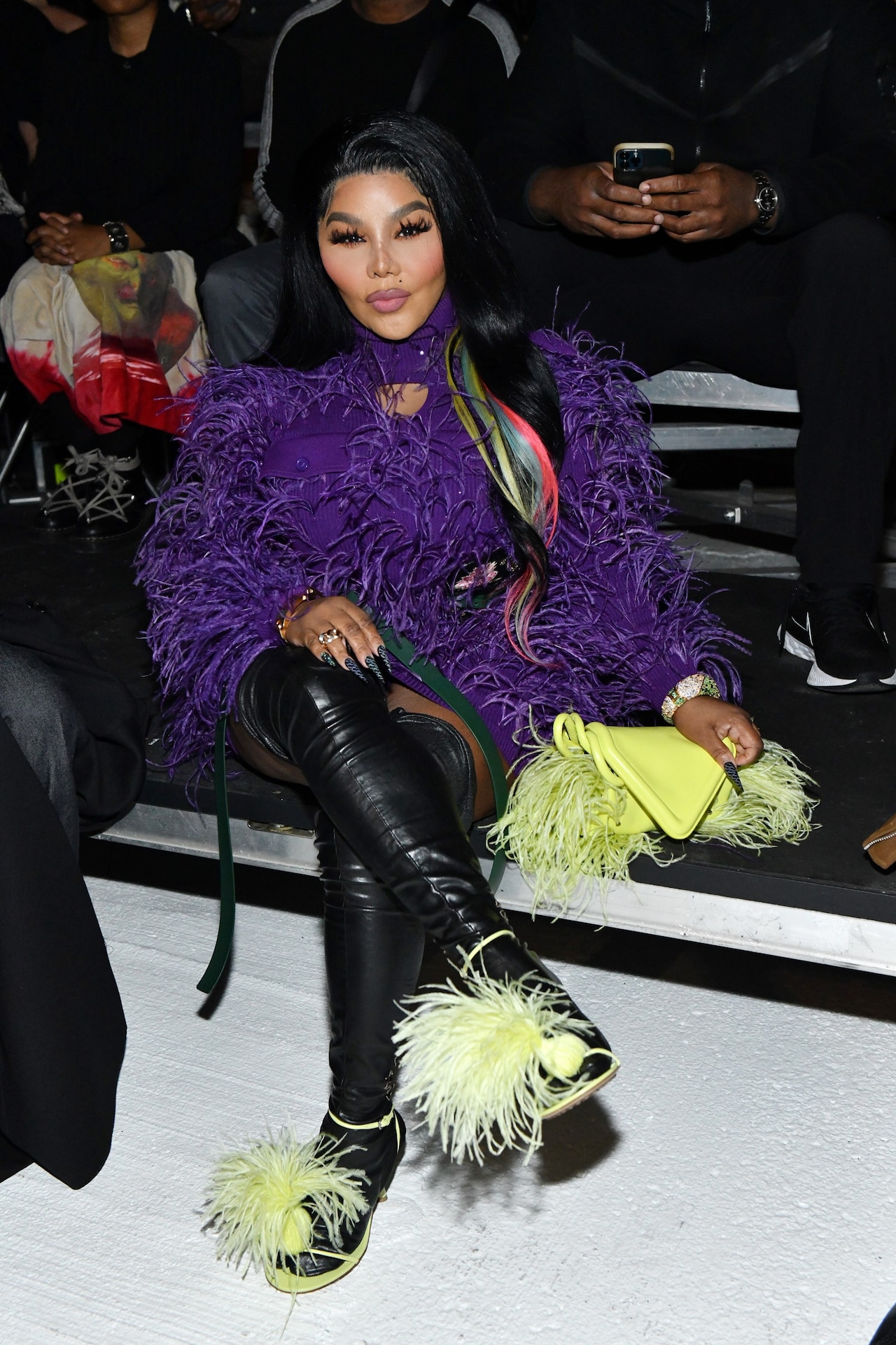 Lil Kim at Bottega Veneta Salon 03