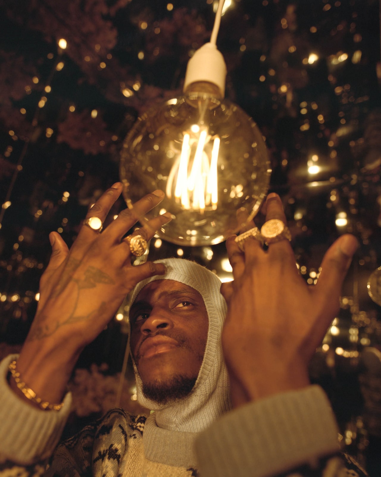 Holzweiler AW22 Campaign Dexter Navy starring A$AP Nast