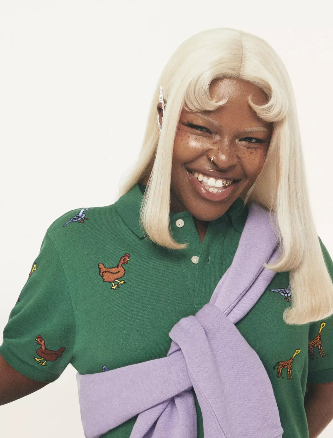 Lip gloss teenage girlhood black British makeup