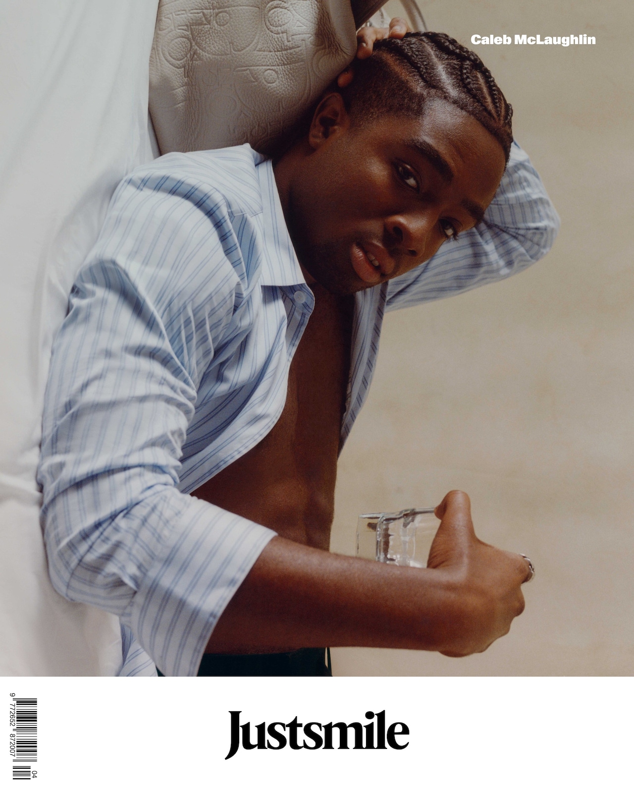 Caleb McLaughlin Stranger Things Justsmile cover