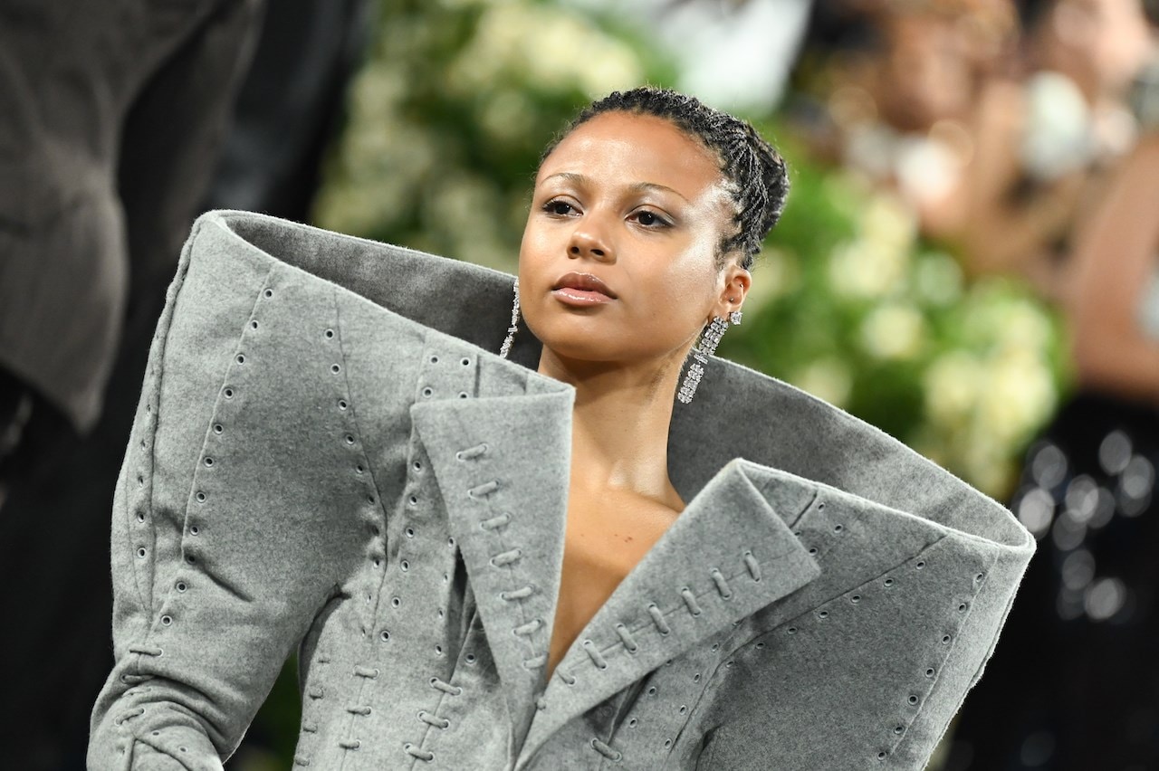 myna'la herrold met gala 2025 wearing lunar and timberland