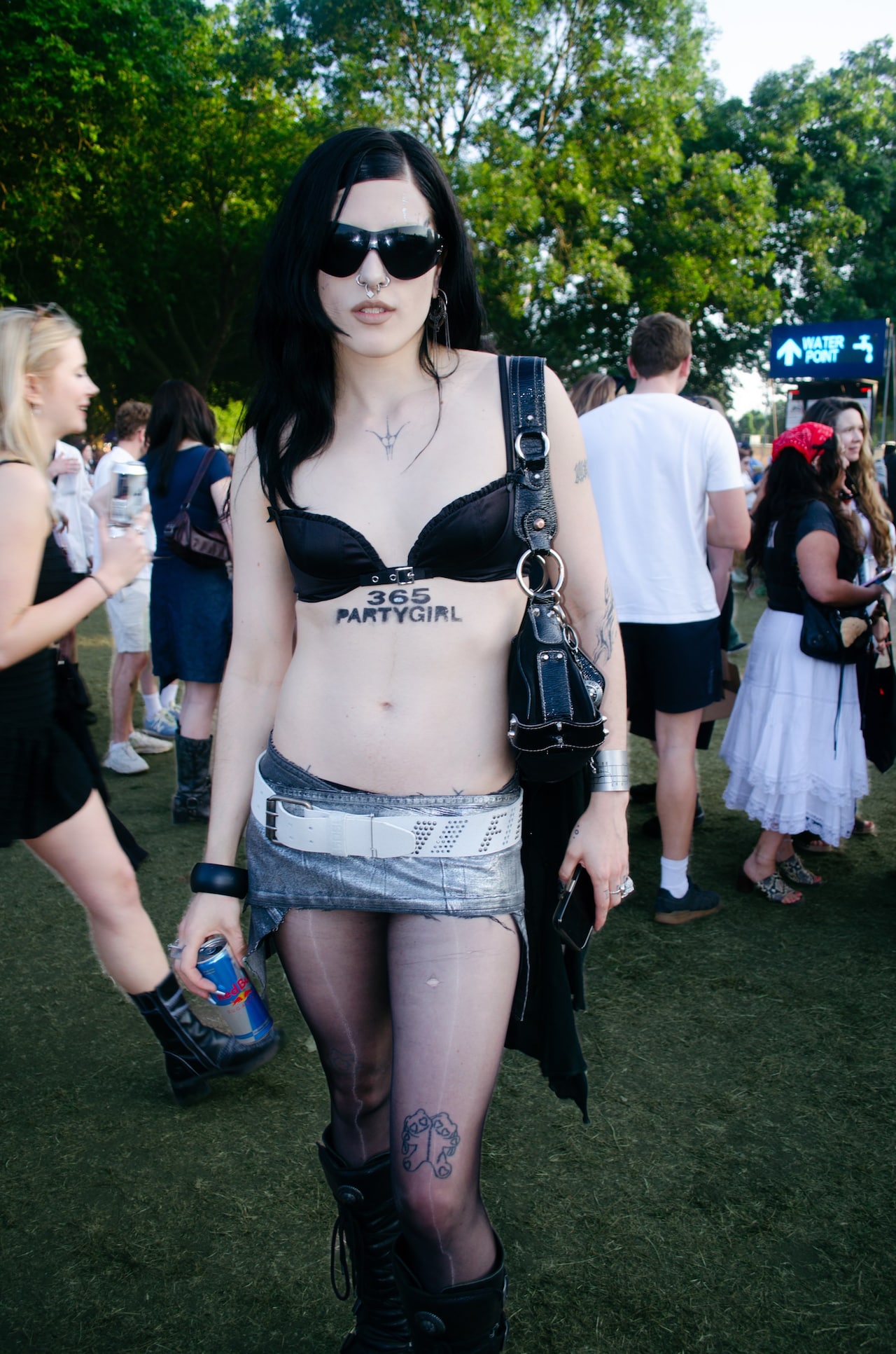 Charli xcx LIDO festival street style