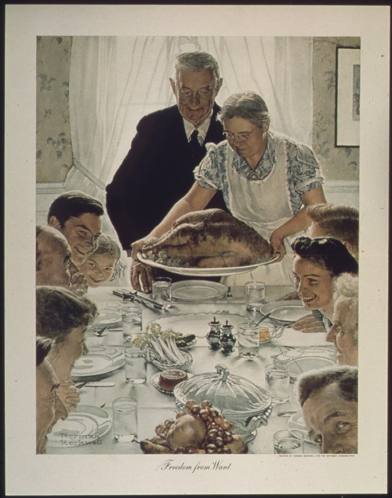 Normal Rockwell, Freedom From Want (1943)