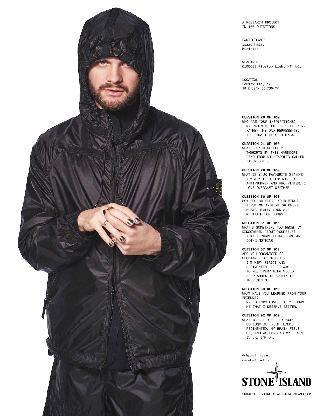 Stone Island AW25 Ripstop Light HT Nylon Knocked Loose