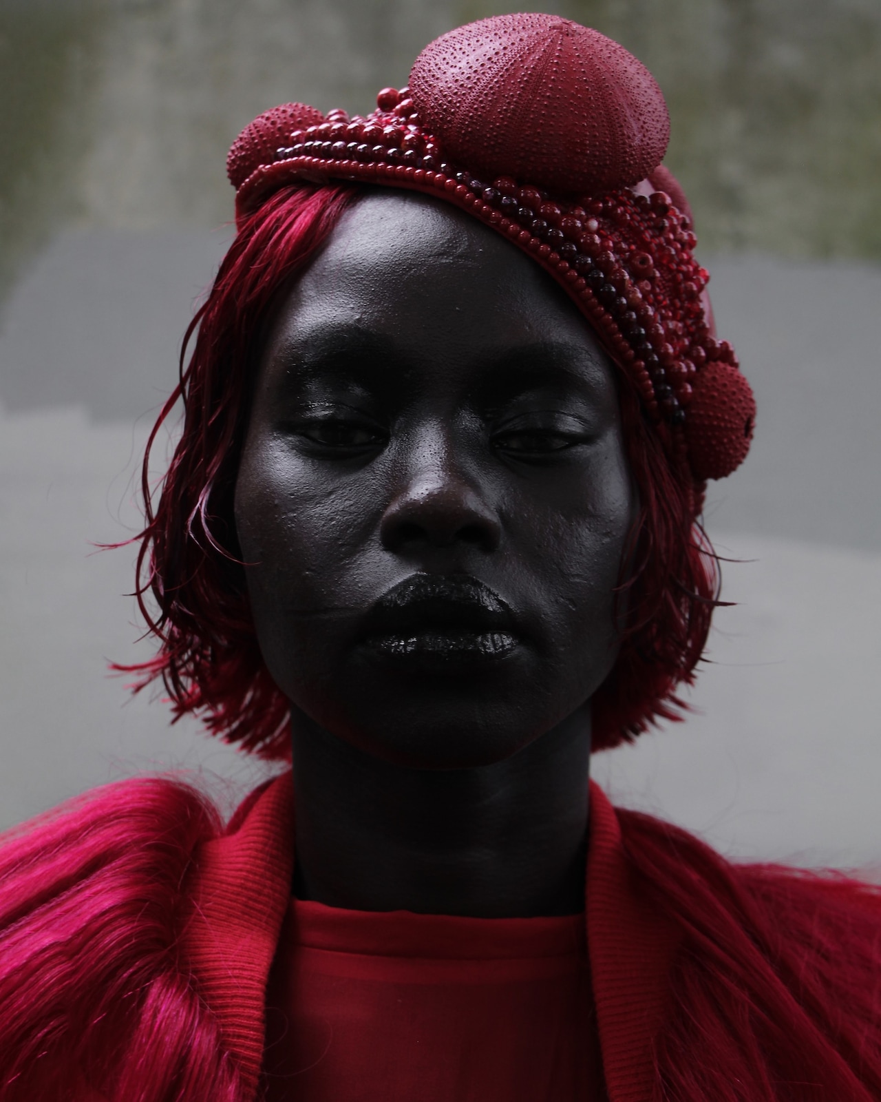 Charlie Le Mindu Rouge Collection Aweng Chuol