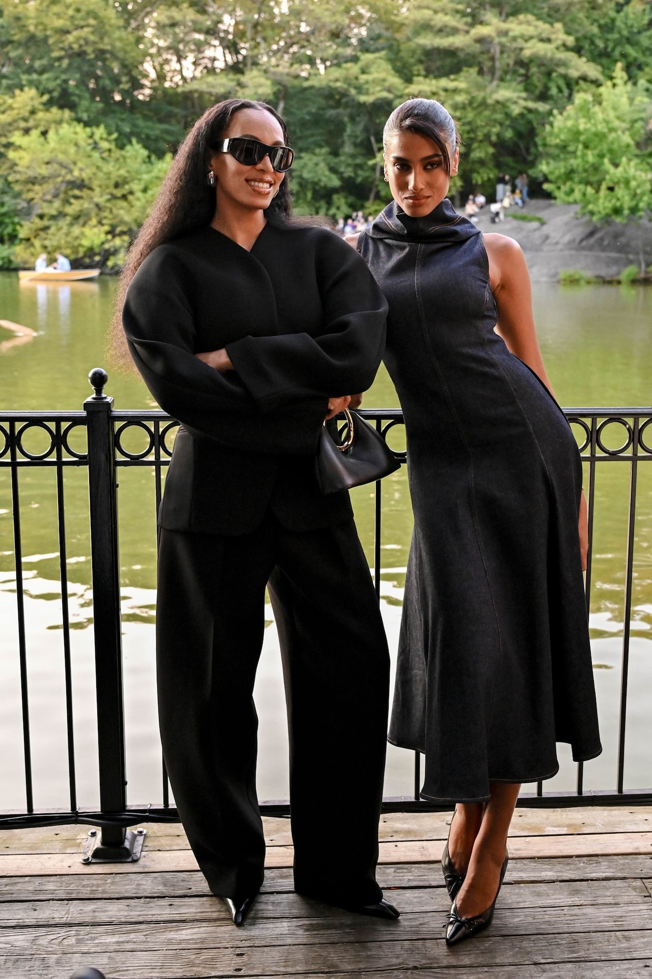 Solange Knowles and Imaan Hammam