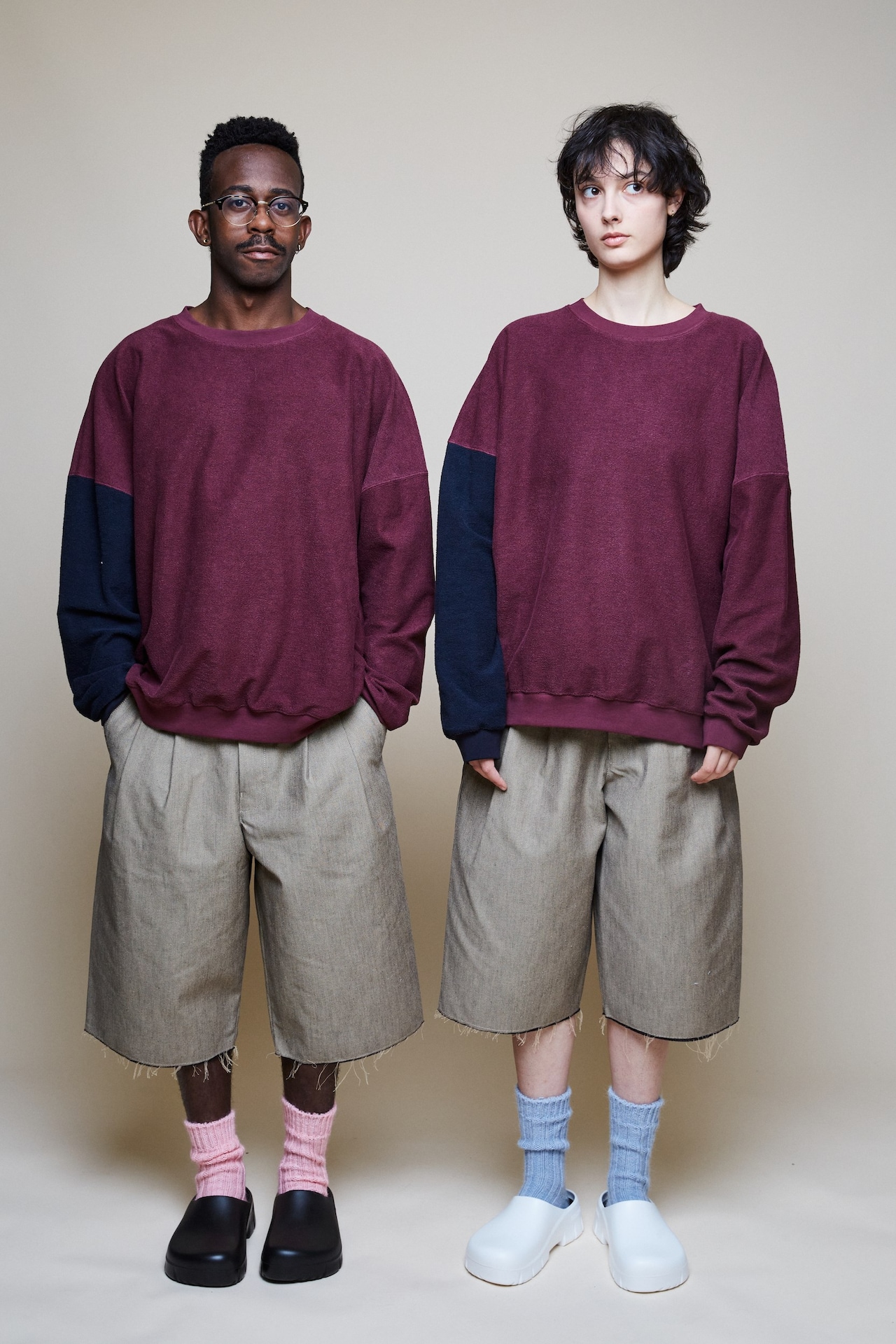 Jordan &amp; Nina - burgundy twins