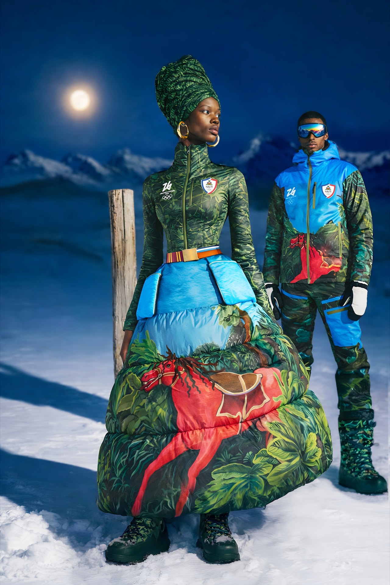 1 team haiti winter olympics official uniforms
