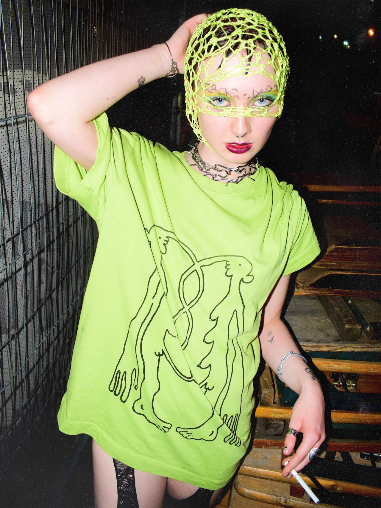 Queer club Ziber beauty looks