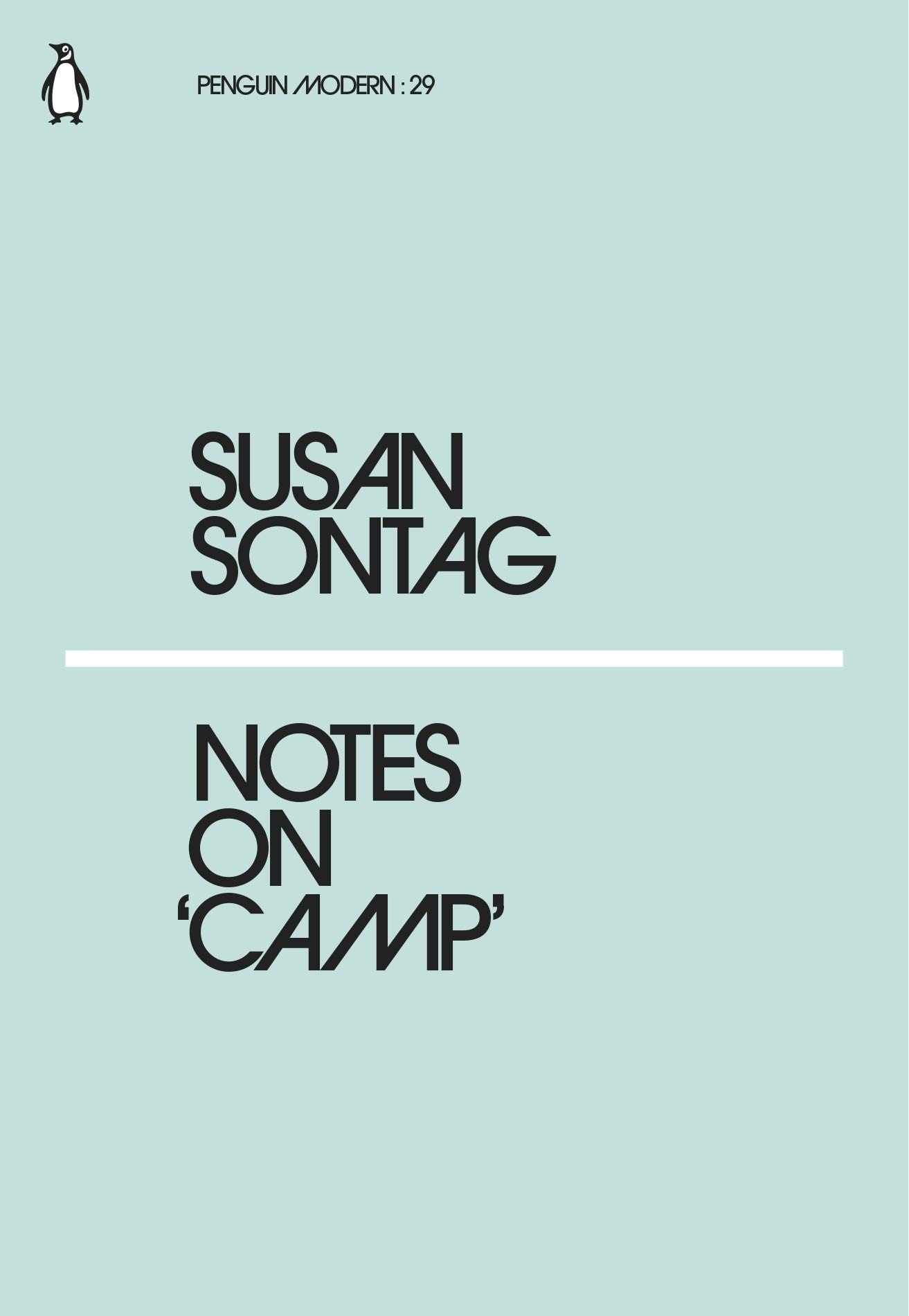 Susan Sontag, Notes On Camp