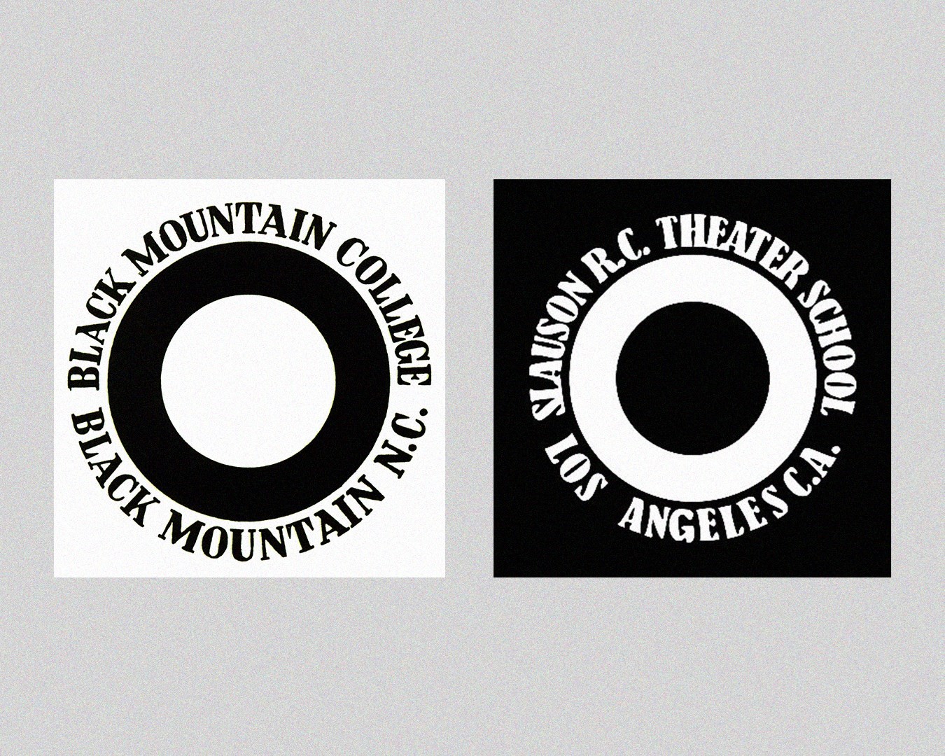 Slauson Rec and Black Mountain College logos