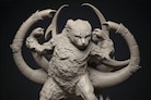 Eva  Franco Mattes, Cursed Cat (2026) AI Generated Image