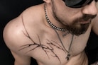 Biomorphic tattoos nature technology