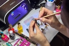 BTS of Euphoria’s nails with Caroline Cotten