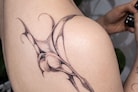 Biomorphic tattoos nature technology