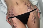 Biomorphic tattoos nature technology
