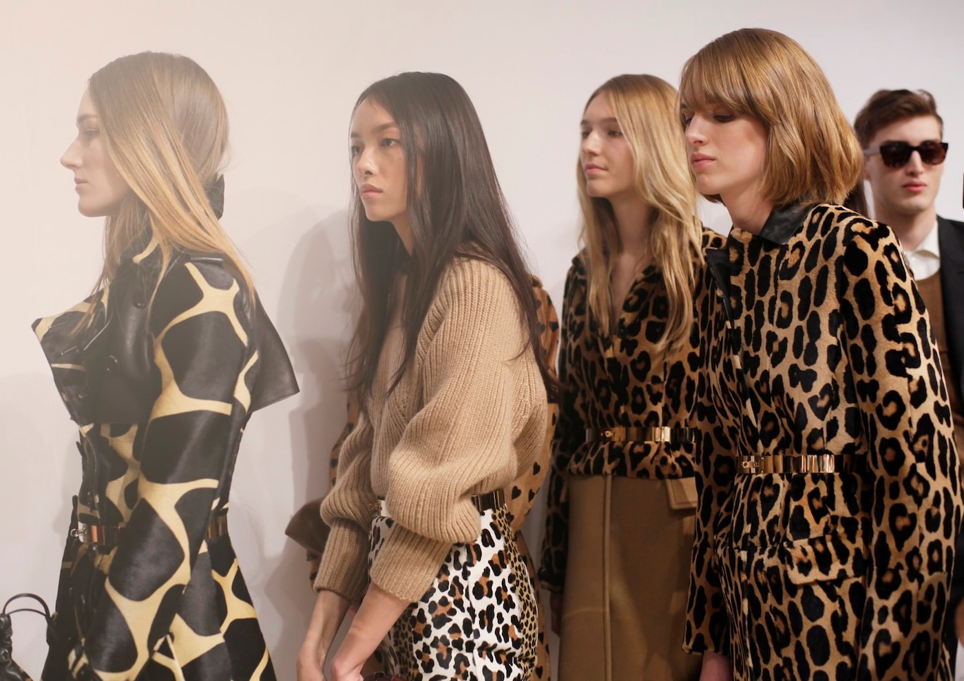 backstage at the burberry prosum womenswear autumn
