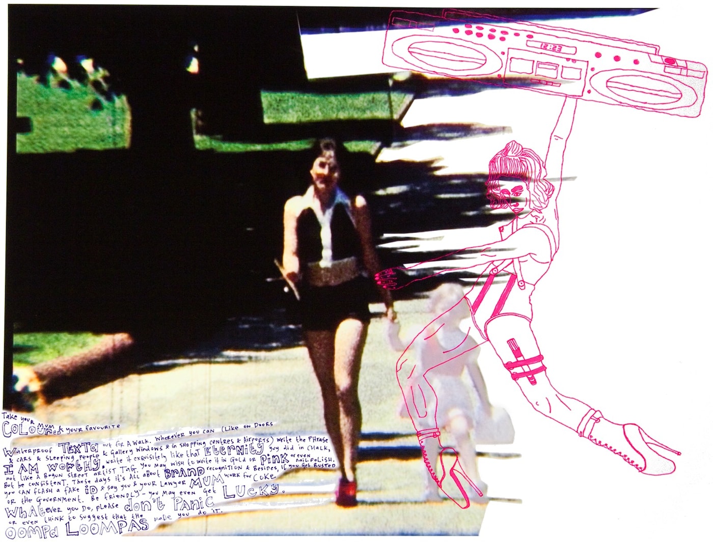 Natascha Stellmach, 2013, I have a ghettoblaster &amp;