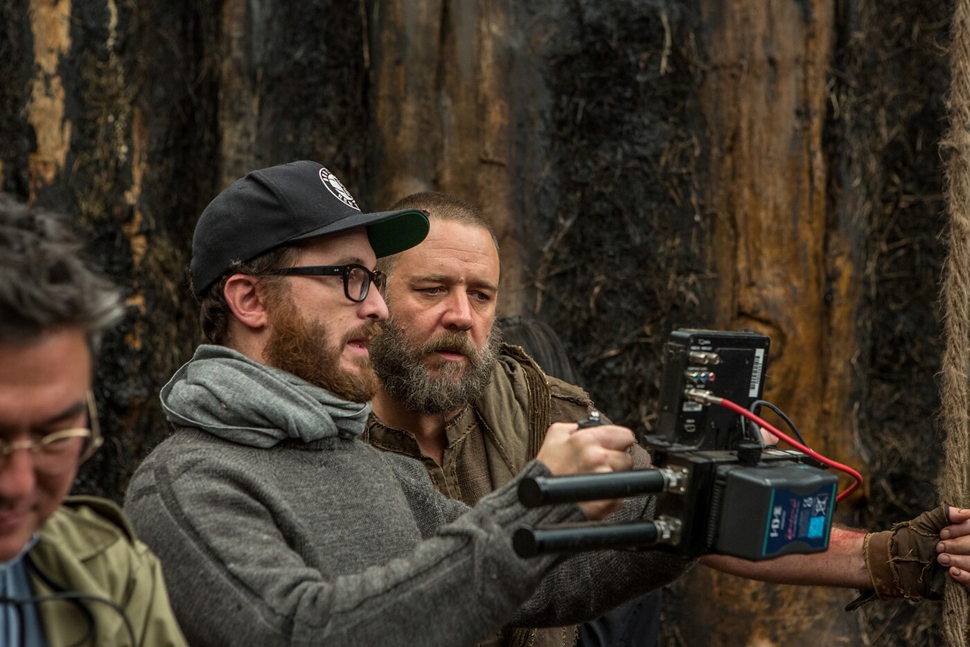 Darren Aronofsky on the set of Noah