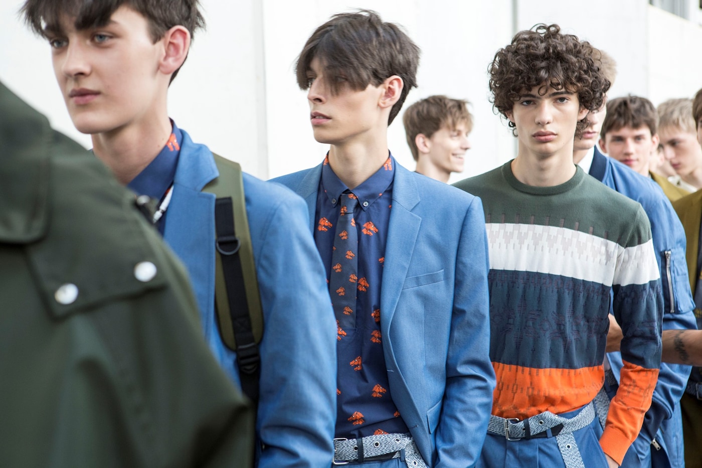 Krisvanassche SS15, Dazed backstage
