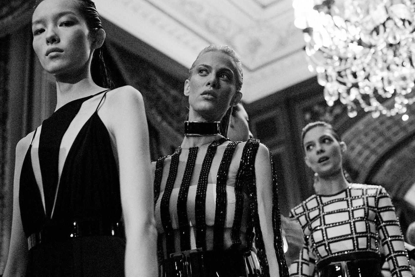 Balmain SS15, womenswear, Dazed backstage