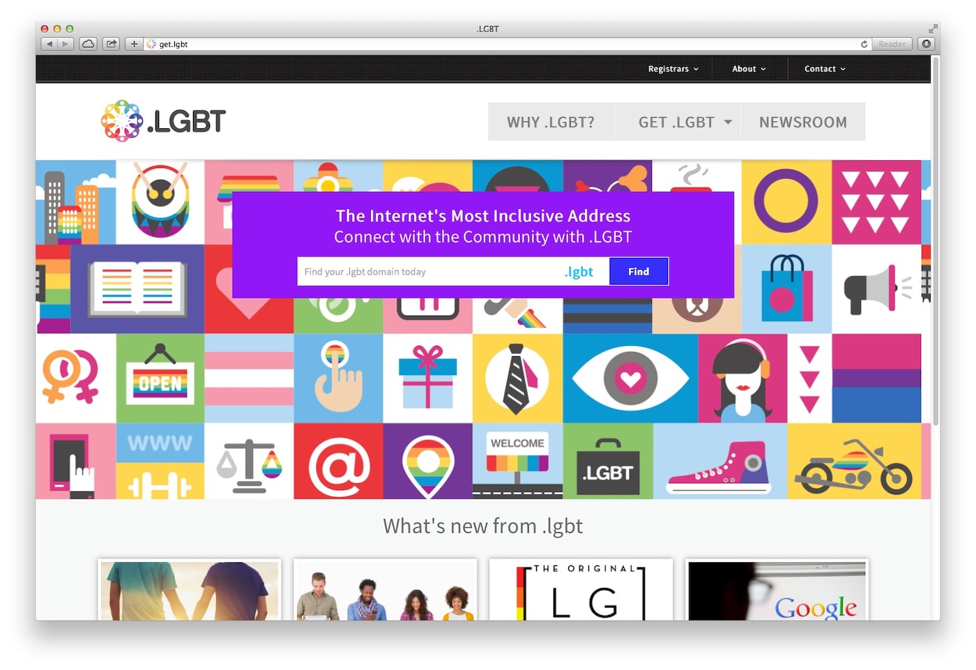 .lgbt registration website