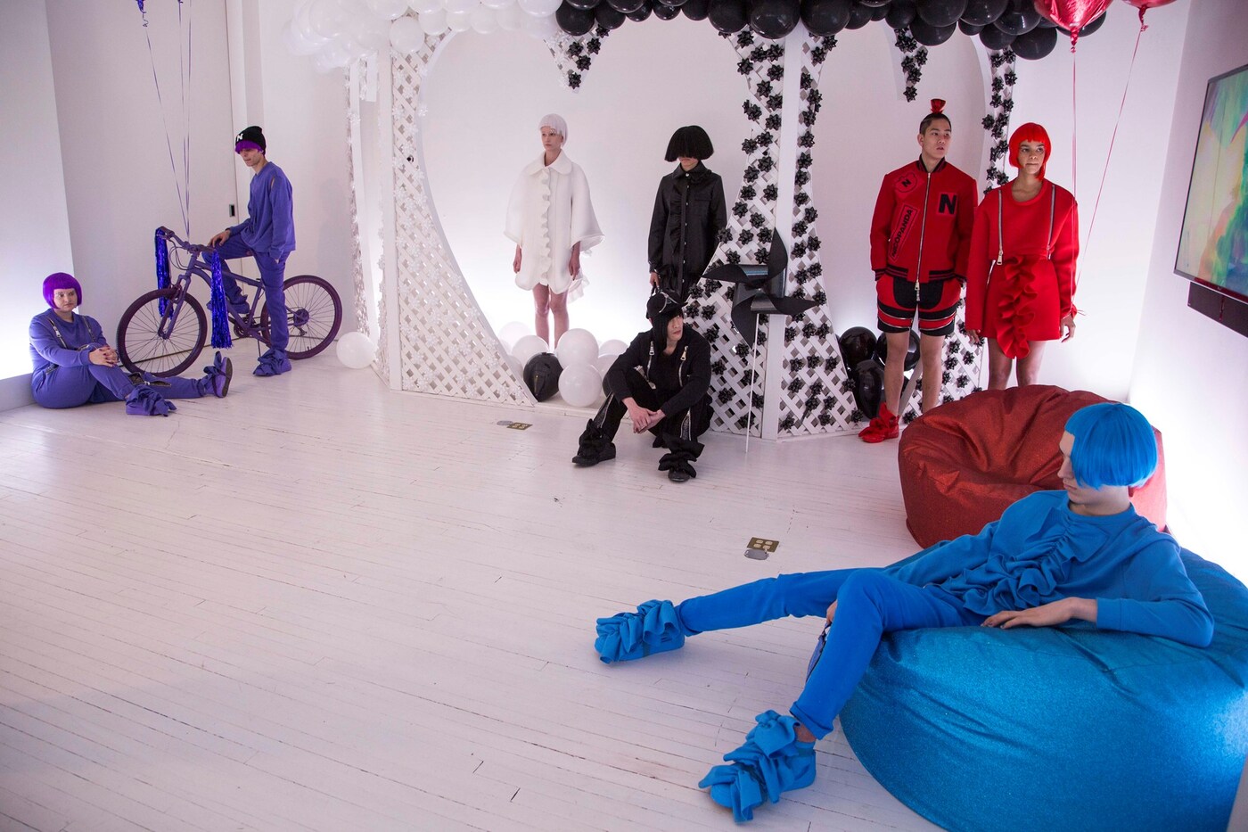 Nicopanda AW15 Ruffles Harajuku Disco Sportswear Colour 