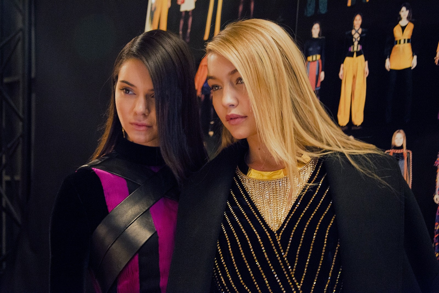 Balmain AW15, Womenswear, Dazed backstage, Paris