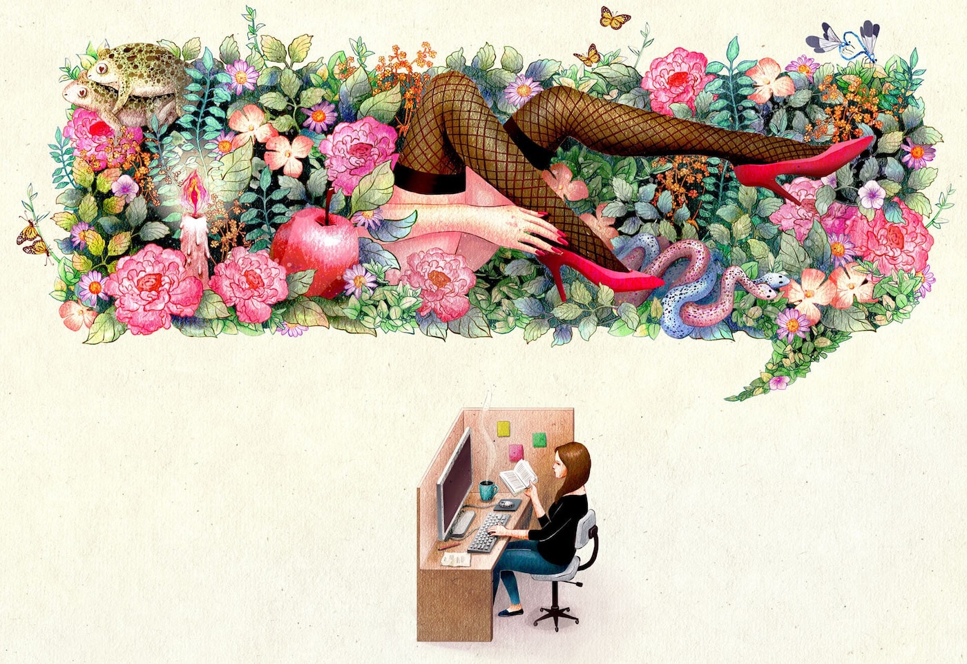 illustration by julia yellow