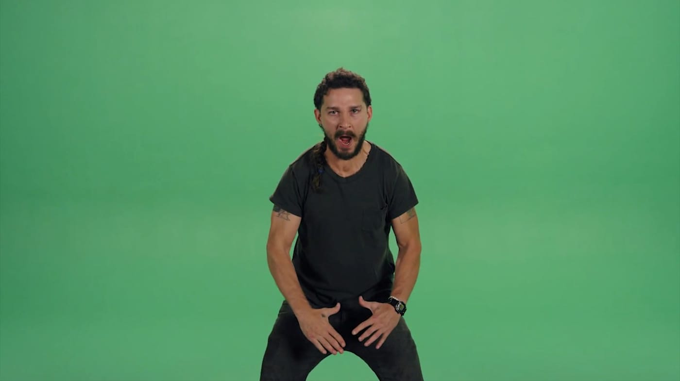 Shia Labeouf grad show