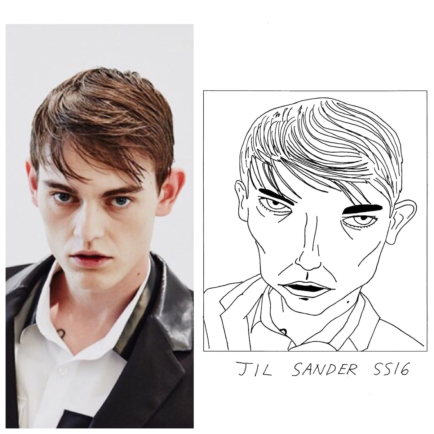 Jil Sander SS16 Milan menswear Badly Drawn Models