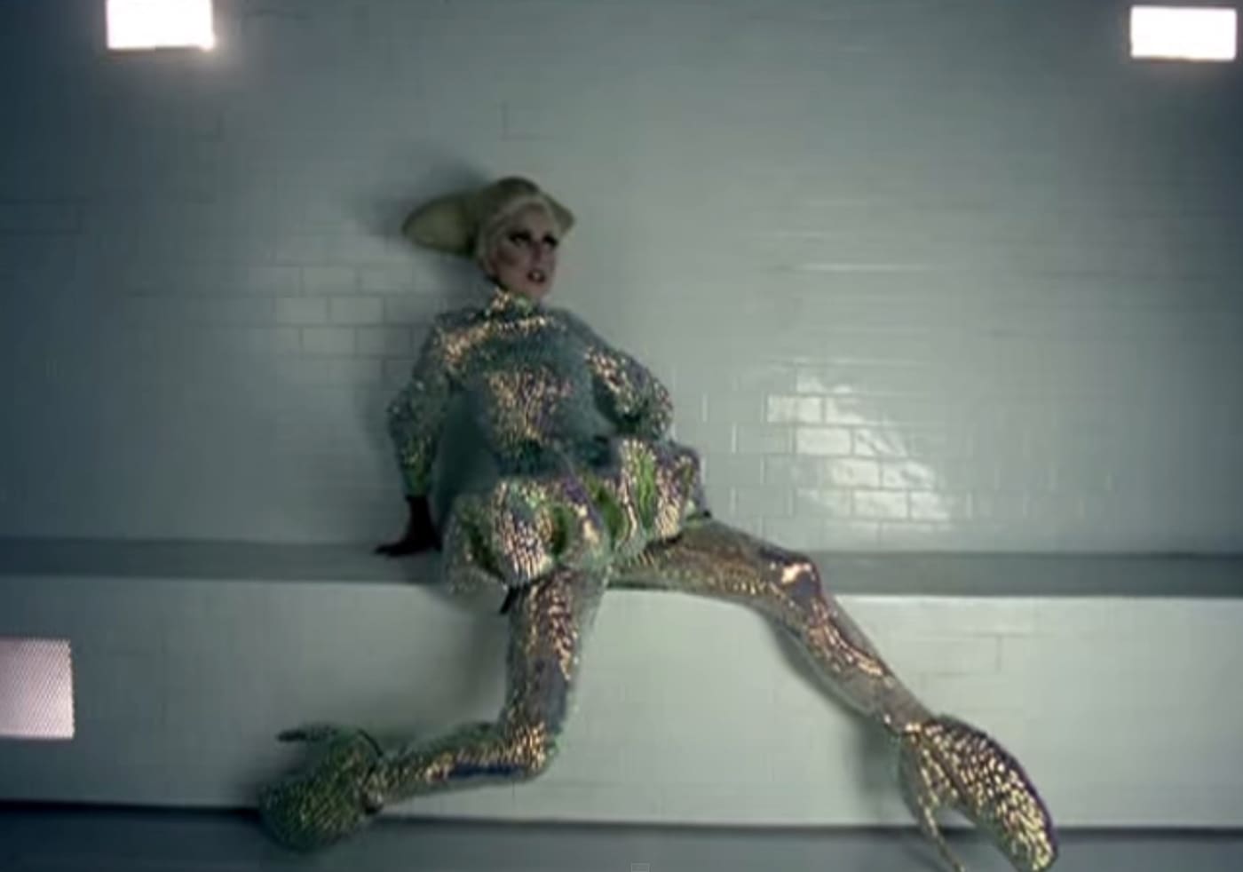 Lady Gaga Armadillo boots Bad Romance