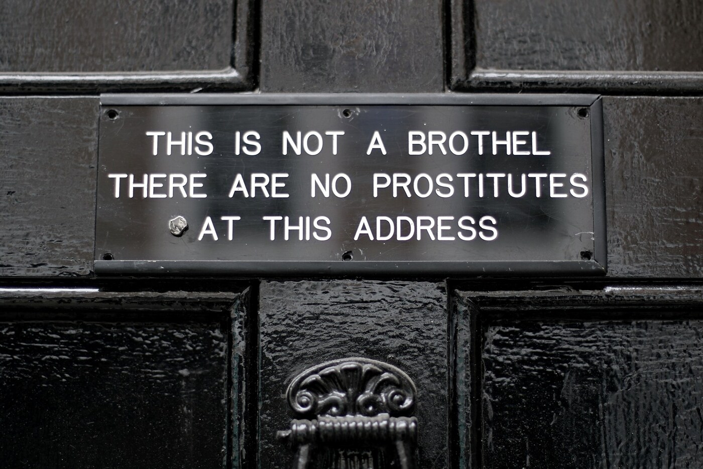 Soho prostitutes sign