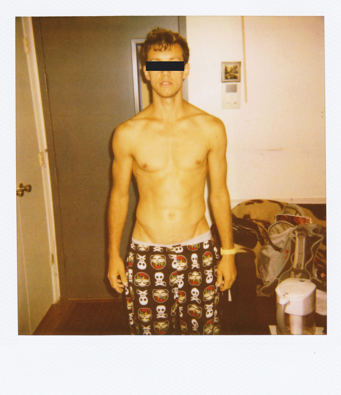 Male model polaroid