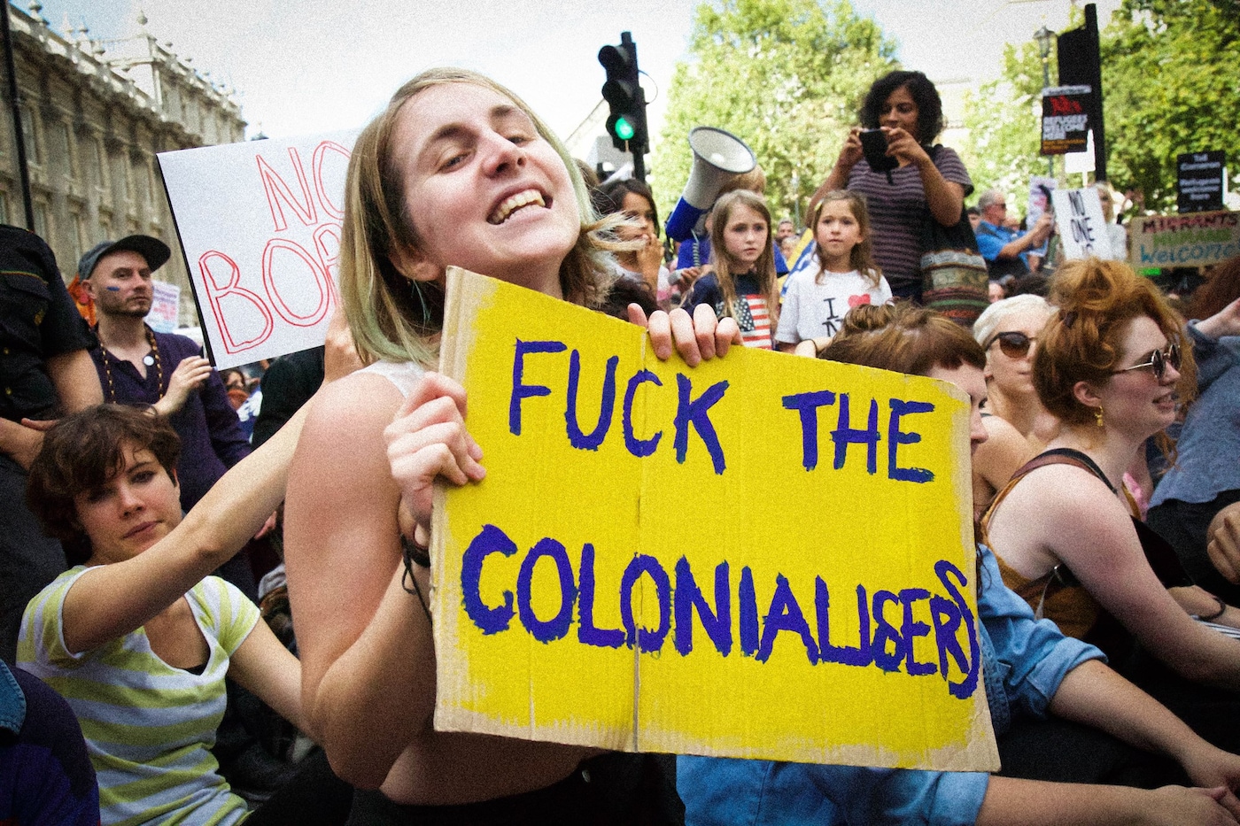 London refugee protest