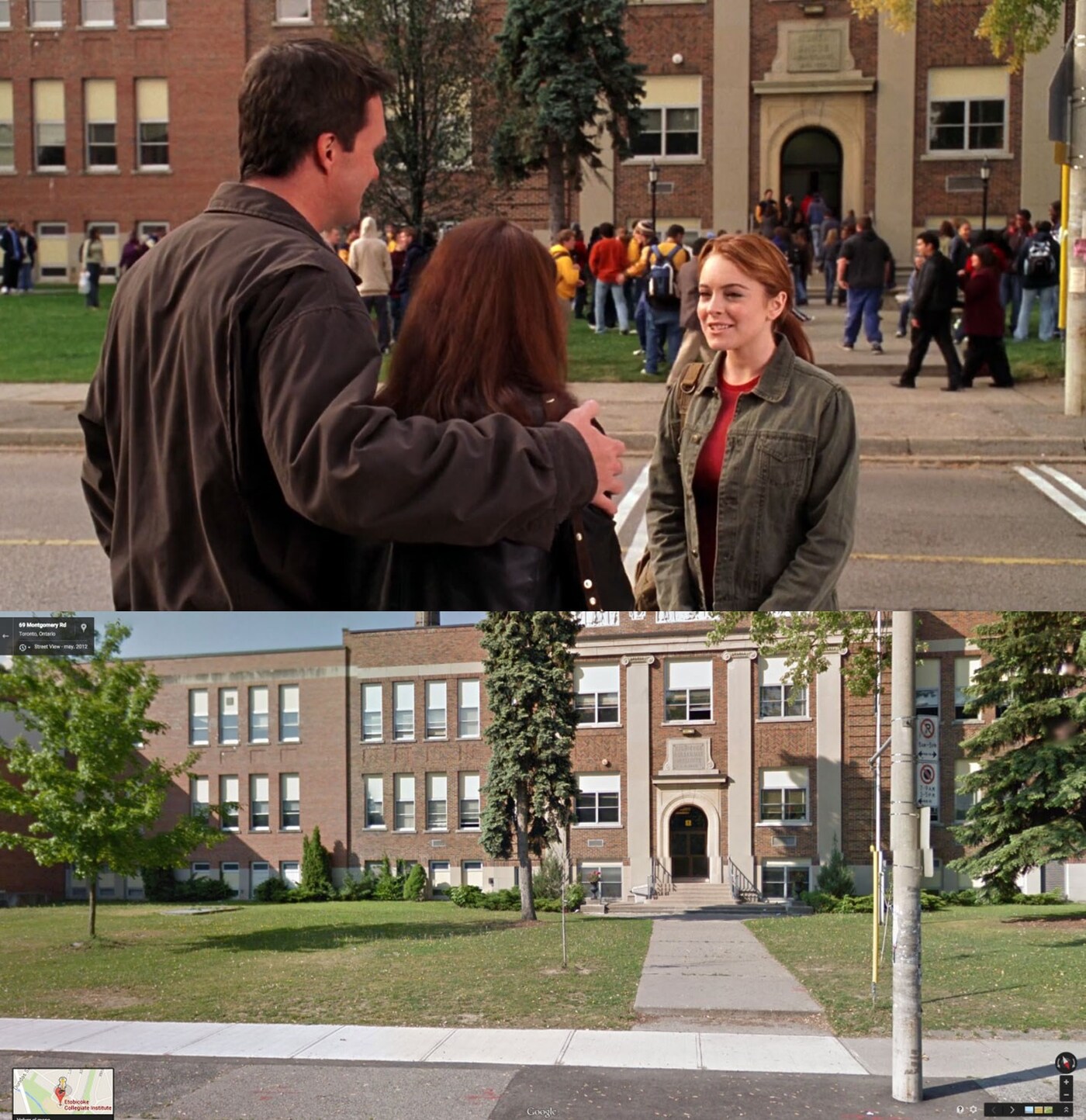 The high school from "Mean Girls"