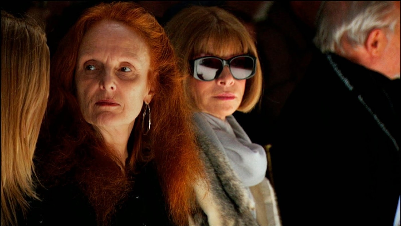 Grace Coddington and Anna Wintour