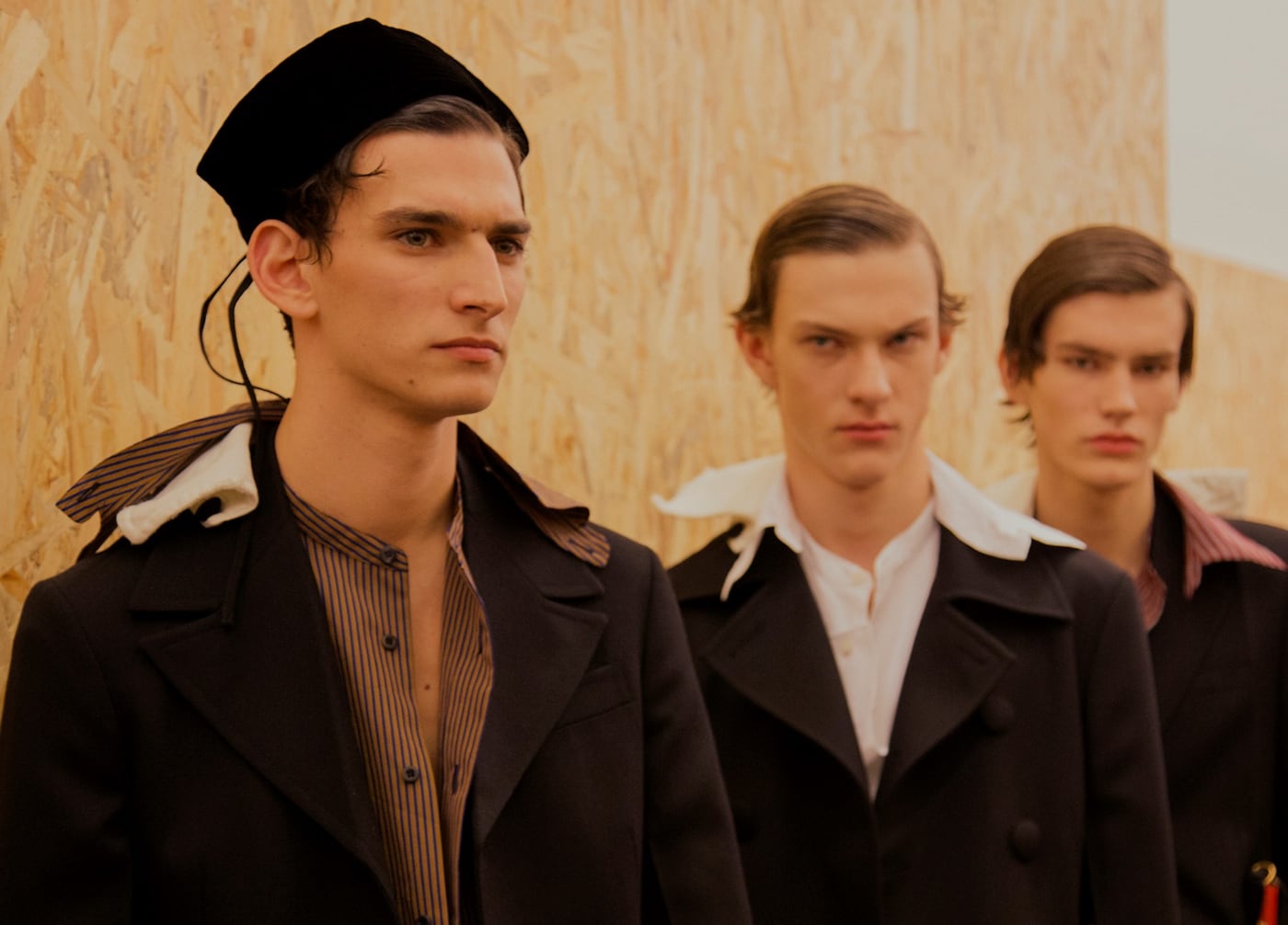 Backstage at Prada AW16 