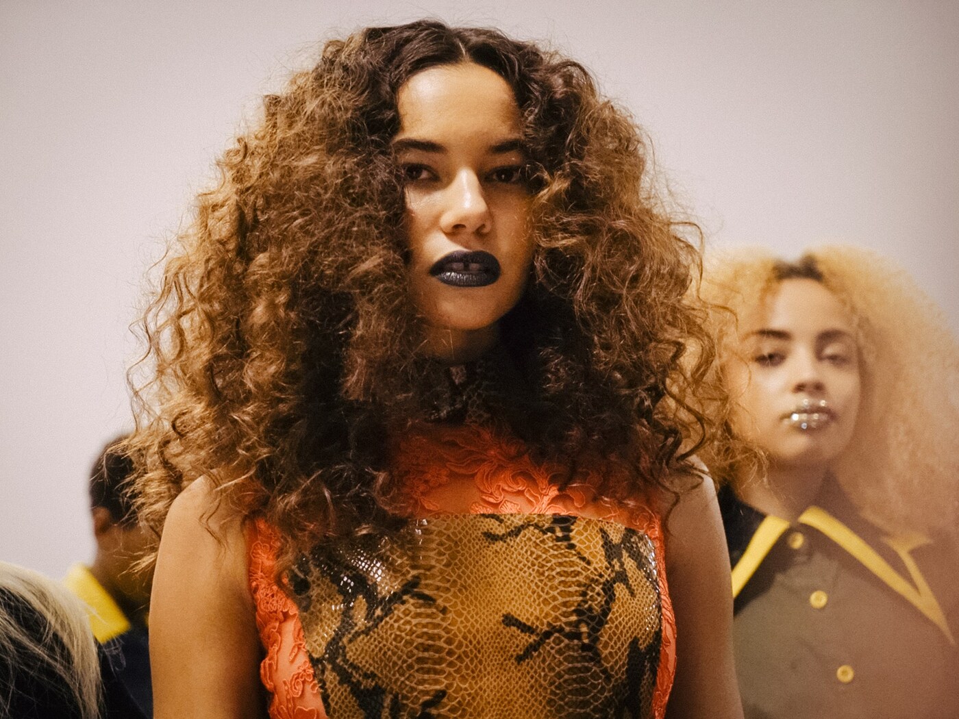 Backstage at VFiles AW16 Kim Shui New York Fashion Week