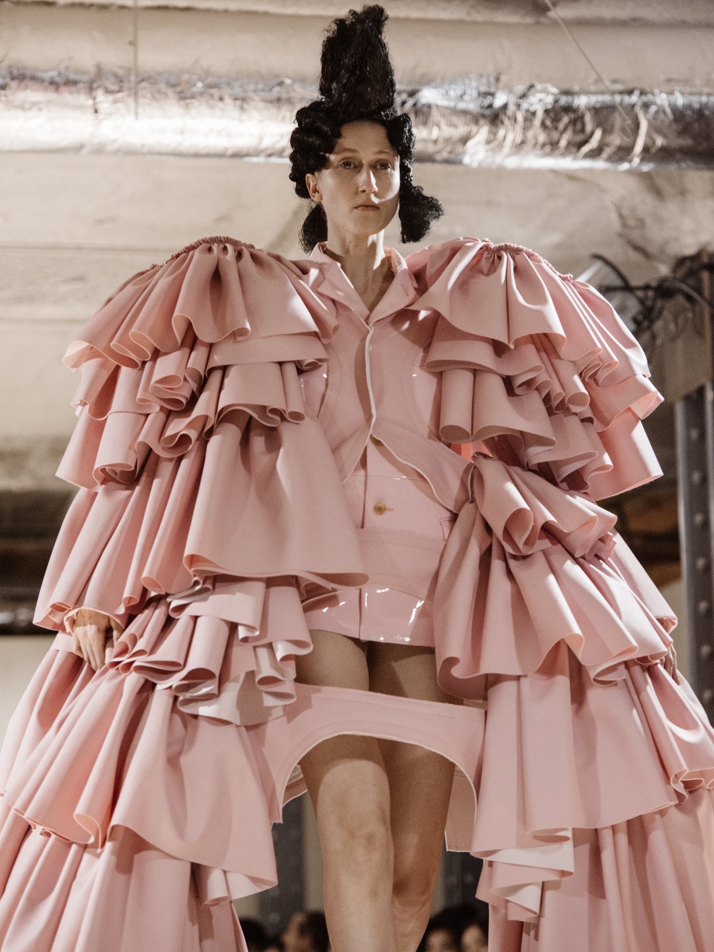 Comme des Gar ons imagines punk in the 18th century Womenswear Dazed