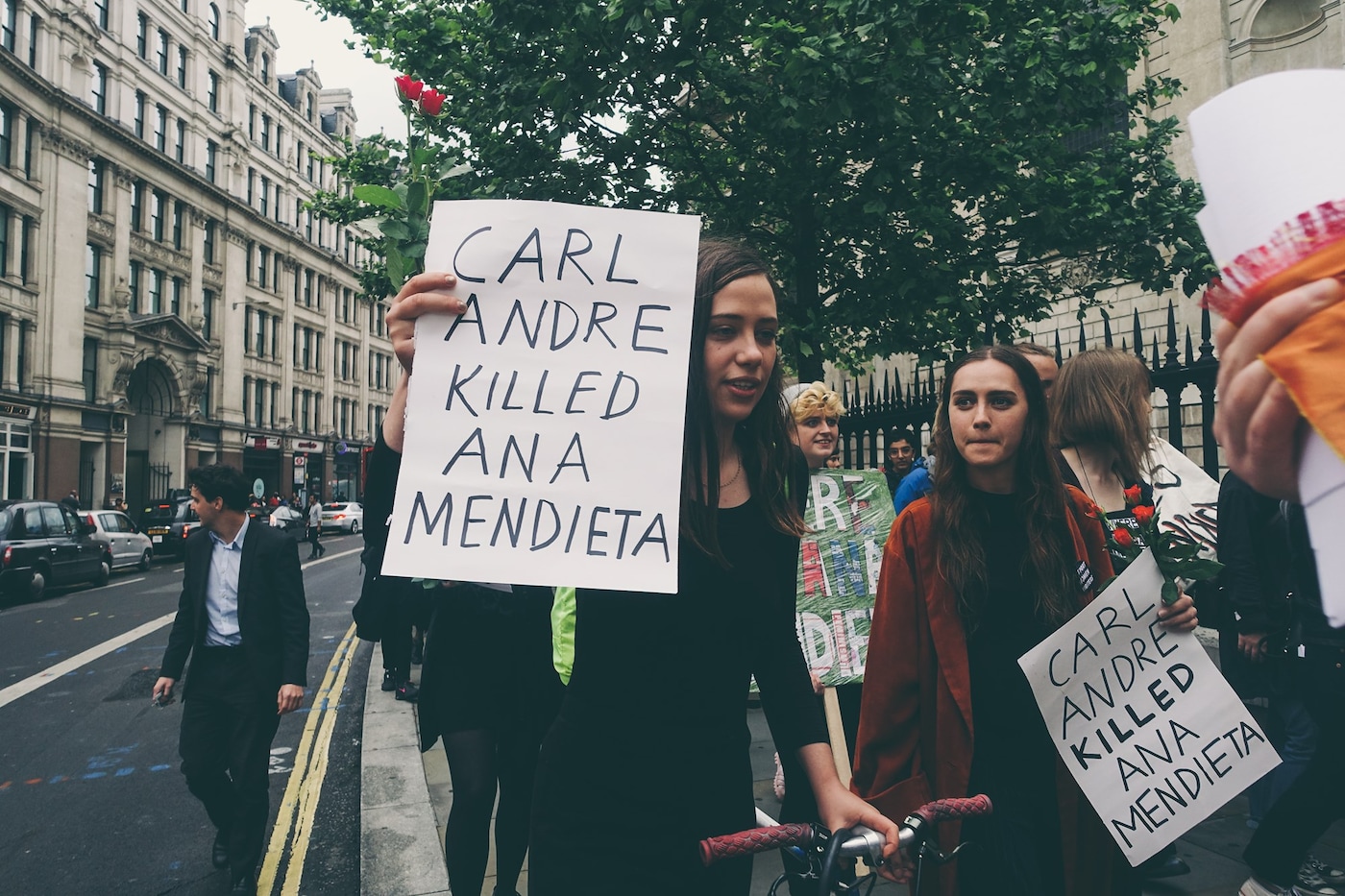 The WHEREISANAMENDIETA protest at Tate Modern