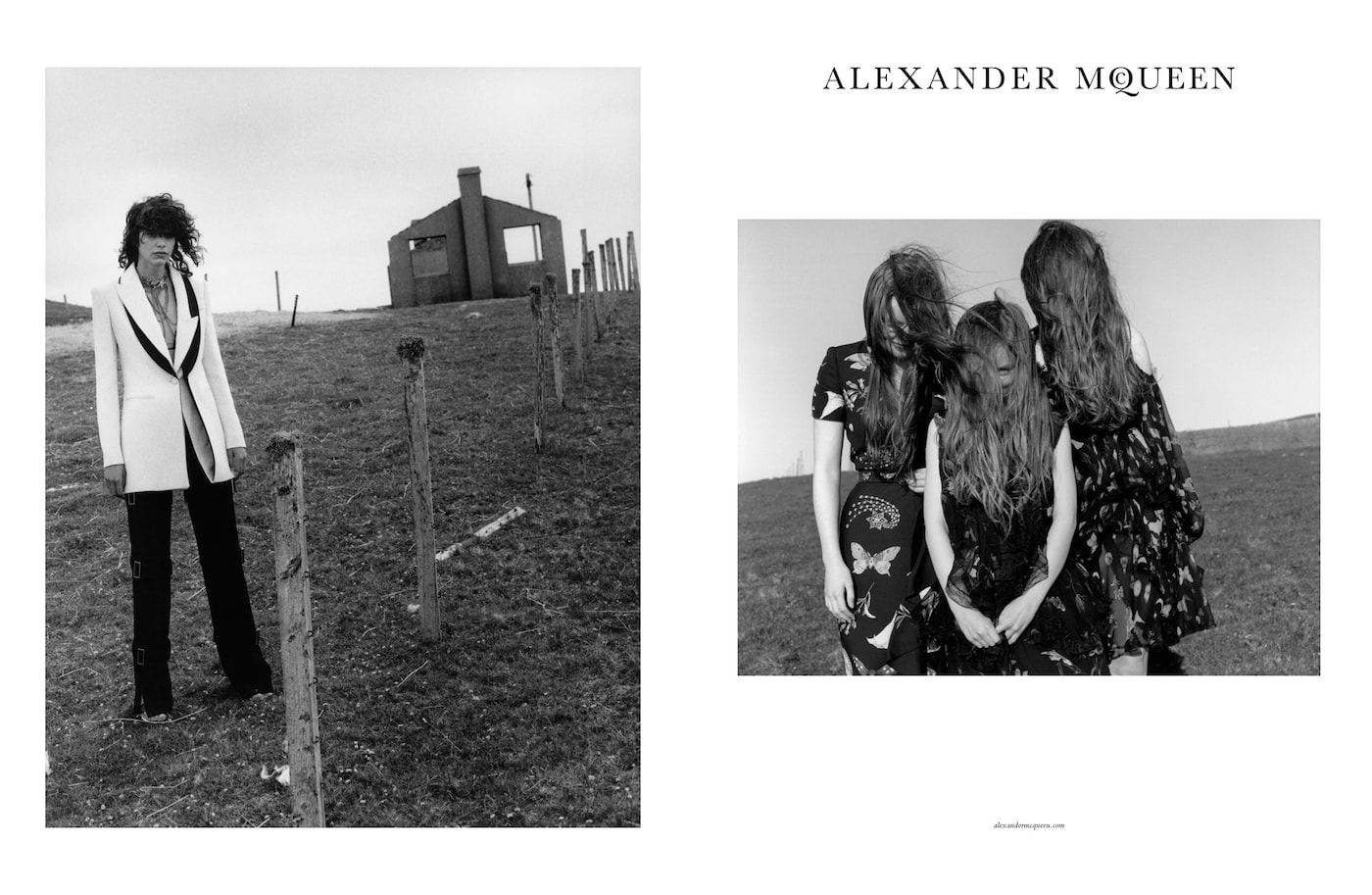 Alexander McQueen AW16 Jamie Hawkesworth Mica Arganaraz