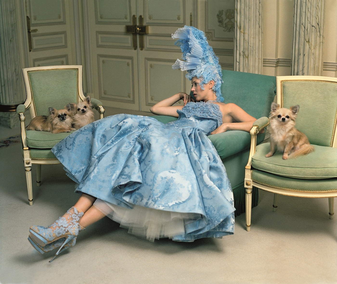 Kate Moss in Alexander McQueen Tim Walker