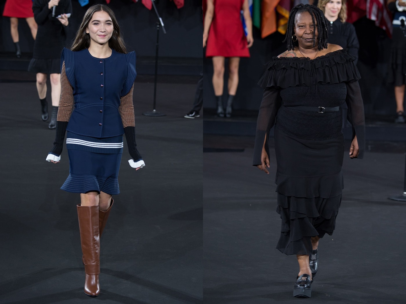 Rowan Blanchard and Whoopi Goldberg Opening Ceremony 
