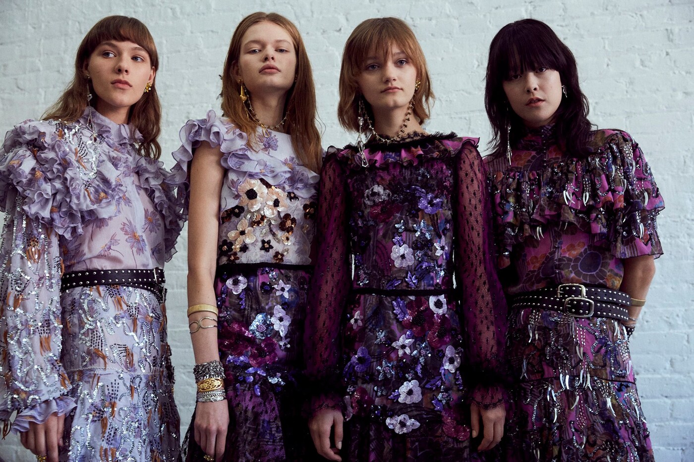 Backstage at Rodarte SS17