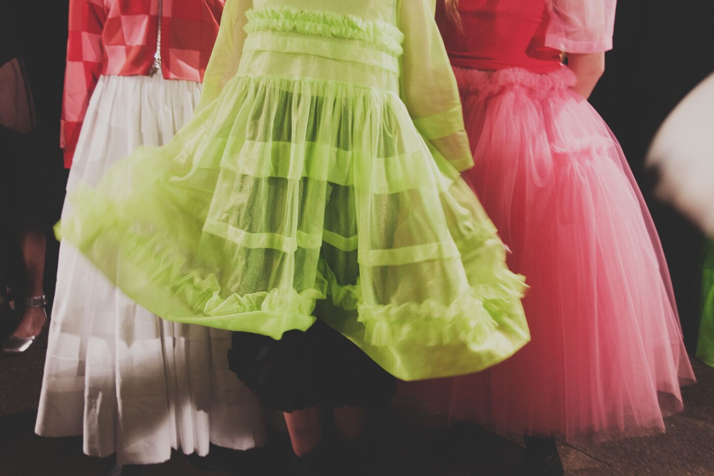 Molly Goddard SS17 womenswear backstage Dazed